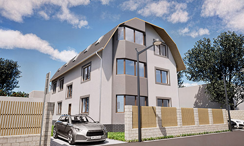 Rekonstrukce bytového domu v Praze