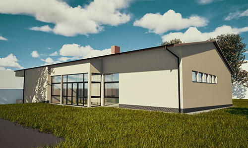 Rekonstrukce obchodního domu v Ohnišově