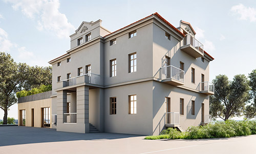 Rekonstrukce polyfunkčního domu v Česká Kamenici