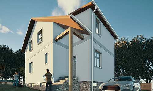 Rekonstrukce rodinného domu ve Všenorech